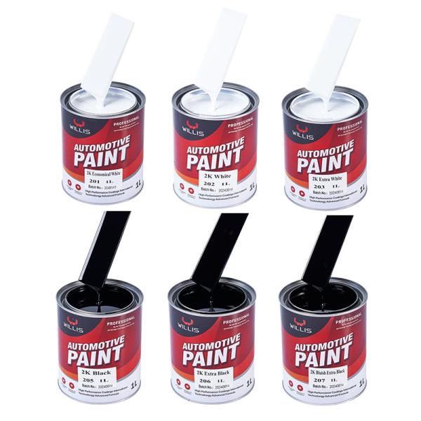 Intermediário 2K Solid Paint Colors For Auto Body Repair Sem alteração de cor Acrílico Color Paint Car Paint Manufacturer