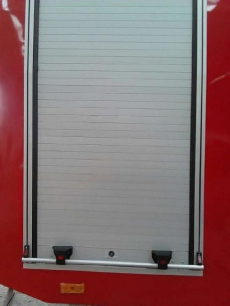 Security Proofing Rolling Shutter Door Silver Aluminum Fire Truck Roll up Door