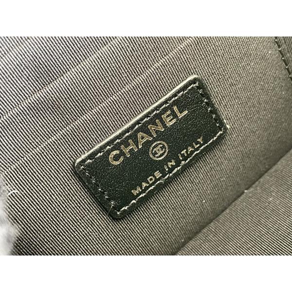 Случай тщеты Chanel 22K сумок Lambskin изготовленный на заказ заклеймленный Multi карман