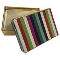 Les boîtes de luxe de papier rigides d'habillement annotent 4C/CMYK pour des chaussures d'habillement