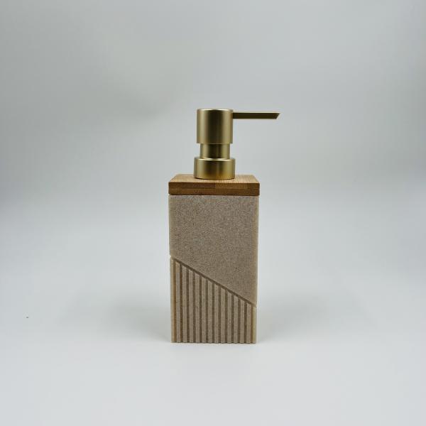 Пясок полирезин ванной касси деревянная часть ребра вертикальной полосы ванной мыловарка насос