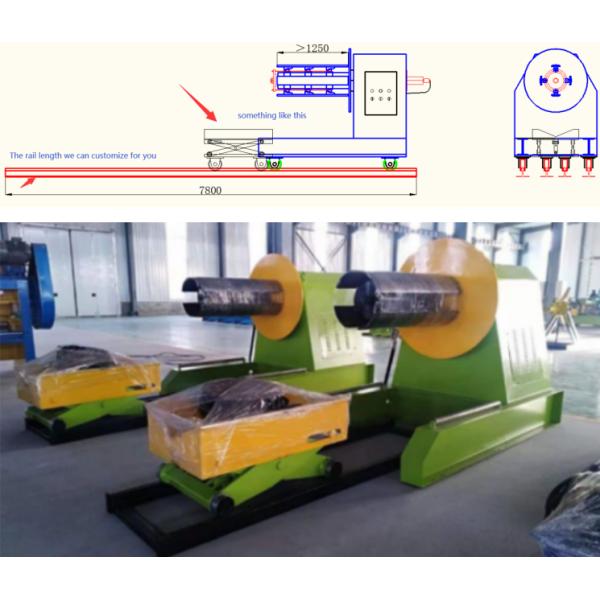 Automatic Hydraulic Decoiler For Metal Roofing Sheet Rolling Forming Machine