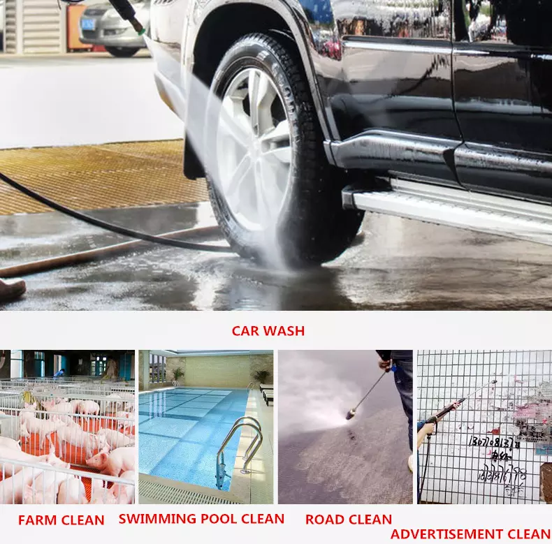 Медный уборщик LH-2200B давления холодной воды мотора 150bar 3kw высокий