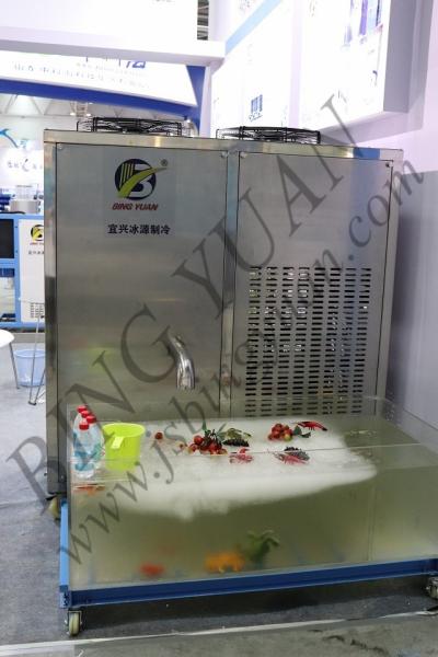 124.3KW Stainless Steel 304 Slurry Ice Machine , Commercial Ice Maker Machine