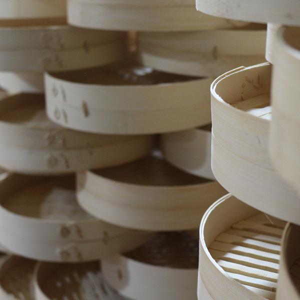 Распаровщики тусклой суммы крышки 10 дюймов бамбуковые, кухня корзины распаровщика Momo бамбука риса