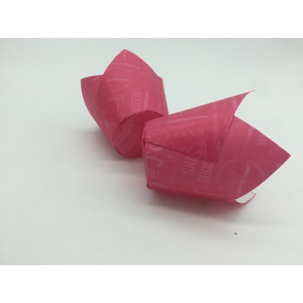Rose Tulip Paper Cups Cupcake Muffin Containers Disposable For Kids Birthday Party