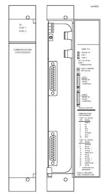GE FANUC IC697CMM711, модуль сопроцессора связей Одно-слота, 90-30 серий