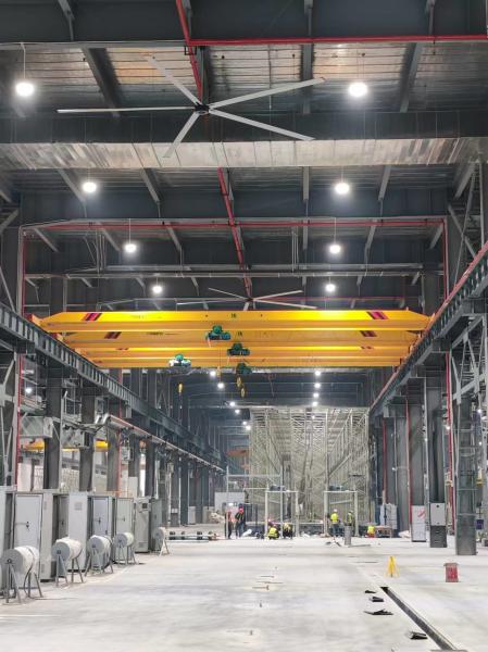 8-24FT 低騒音 HVLS 冷却扇風機 工業倉庫 天井扇風機 良質な換気