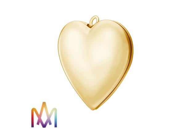SUS304 Heart Picture Frame Charm