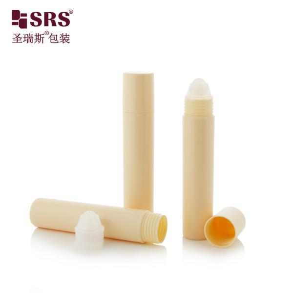 Screw-On Closure 20ml PP Roll On Bottle Matte Frosted Finish Roll On Cap for Cosmetic and Pharmaceutical Packaging
