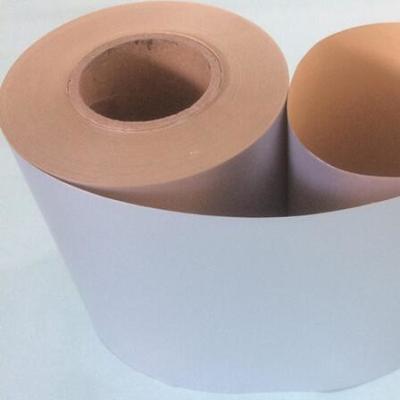 80G White Glassine Liner Tire Adhesive Label Aluminum Coated 1500m Length