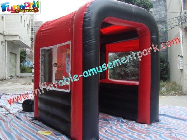 PVC Tarpaulin Inflatable Party Tent , Customized Inflatable Booth For Promotion