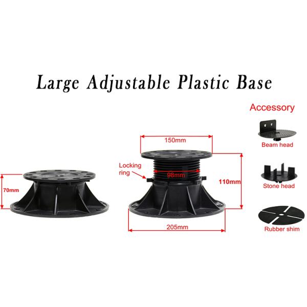 Подвальные принадлежности Everjade Регулируемые поднятые напольные покрытия плитки Подпорные постаменты