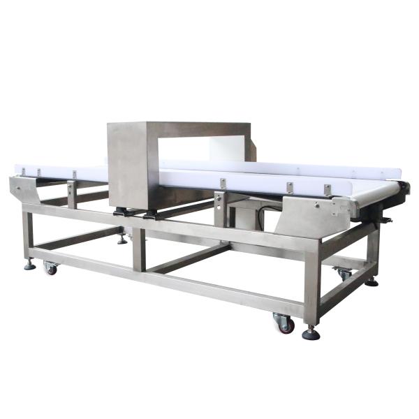 ISO Food Grade Metal Detector Aluminum Foil Packaging Conveyor Belt Metal Detector