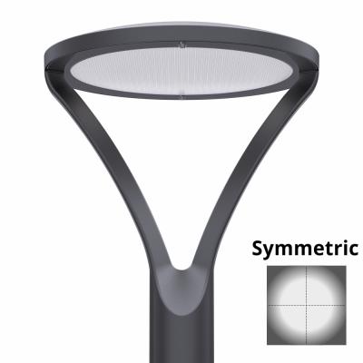 90W LED Post Top Light IP65 IK08 Type II Type III Type IV Garden LED Light 170lm/W