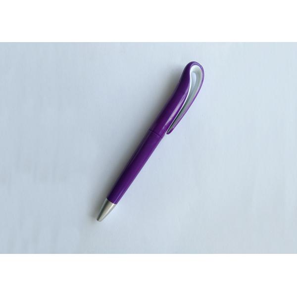 Plastic click swan Ball Point Pen with customized logo or silk printing for promotion