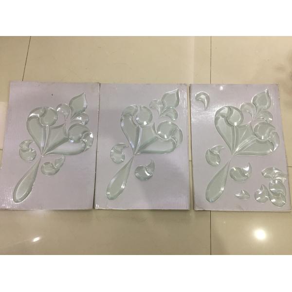 Группы 0.6CM керамические скошенные стеклянные OEM частей 12.7MM цветного стекла