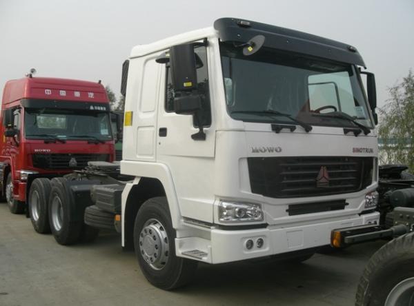 6x4 Tractor Head Trucks With Dual Circuit Compressed Air Brake