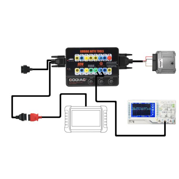 BOX BREAKOUT GODIAG GT100 com BMW CAS4 CAS4+ e FEM/BDC plataforma de teste de envio gratuito para VVDI2 VVDI Key Tool Plus