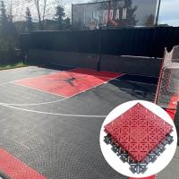 RCHS Portable Multipurpose Court de Basquetebol azulejos de pisos de esportes ao ar livre