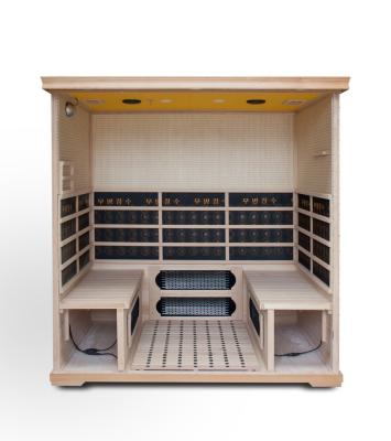 High Quality Traditional Durable Hemlock Sweat Vest Sauna Computer Control Panel Steam Sauna Room