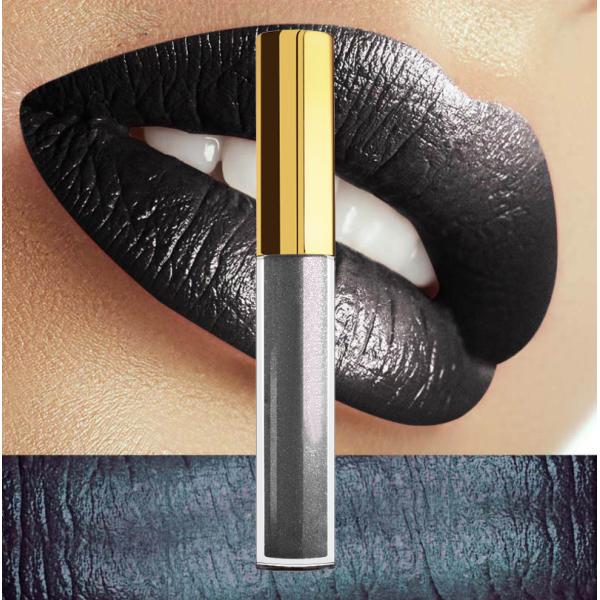 Цвет лоска 30 продуктов макияжа губы запаха плода в губной помаде яркого блеска запаса металлической