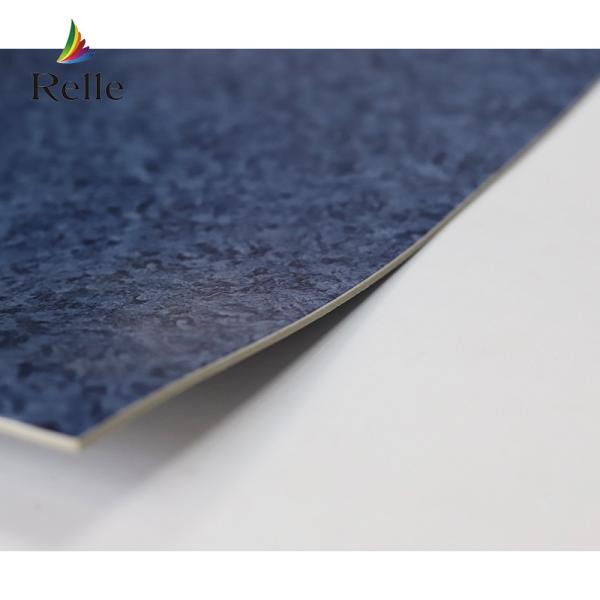 Hotel Blue Vinyl Flooring Roll PVC Sponge Heterogeneous Vinyl Anti Slip