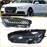 Lampes LED Pour Audi A7 2011-2018 RS7 Modifié Lumière Frontale à Lentille Laser Lampes de voiture