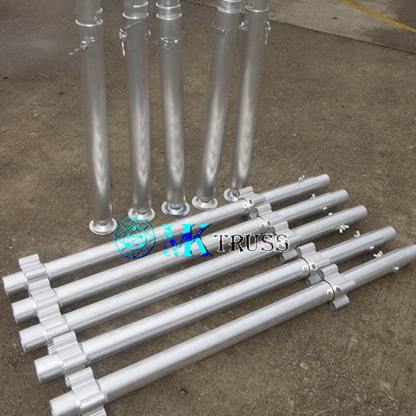 Серебряная алюминиевая сцена для складного концертного оборудования и портативных сидений на свадьбе