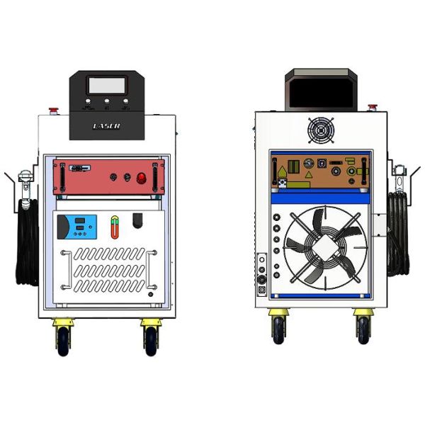 1000W Portable Handheld Laser Cleaning Machine For Oil Cleaning Laser Cleaner Machine