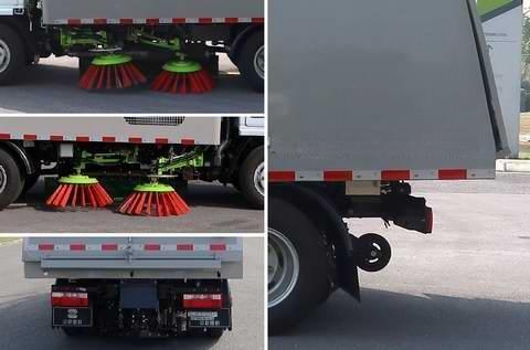 Diésel con aspirador Isuzu camión de barrido de carreteras 100 km/h