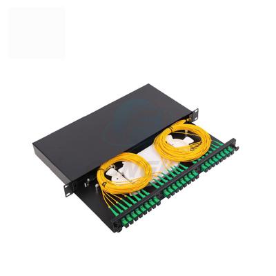 A cremalheira nova montou o tipo - 1 divisor do Plc da fibra ótica *16 com conector de Sc/upc