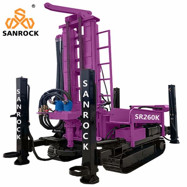 6000 кг портативная гидравлическая буровая установка для бурения с диаметром 140-320 мм