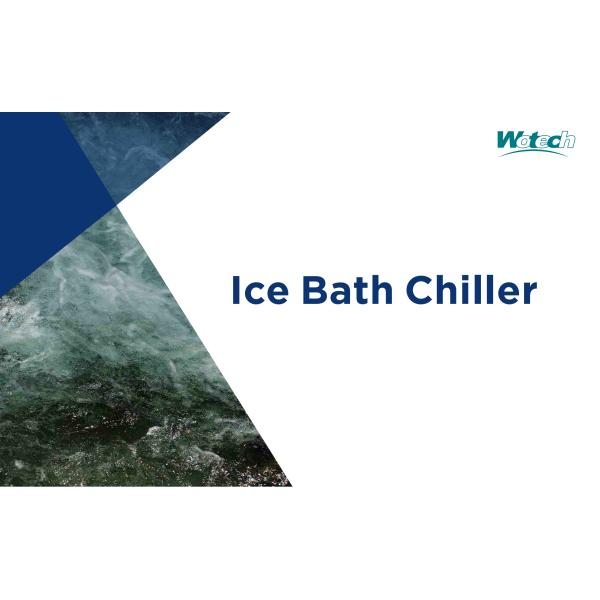 Air Source Heat Pump Eco Friendly R32 Portable Ice Bath Cold Plunge Chiller For Hotel