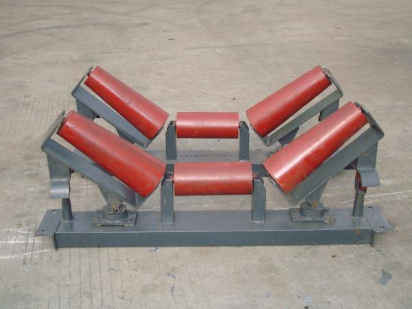 Carrying Roller Idler Frame Rubber Impacting Rollers Conveyor Spare Parts