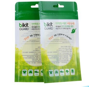 Eco-friendly Printed OPP Plastic Make-up Brushes Packaging Zipper Bags