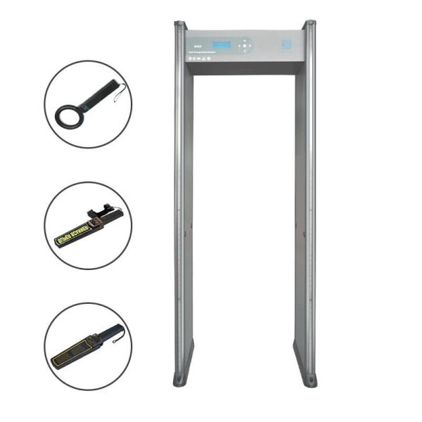 18 detection zones walkthrough metal detector gate with a camera XLD-E (LCD)
