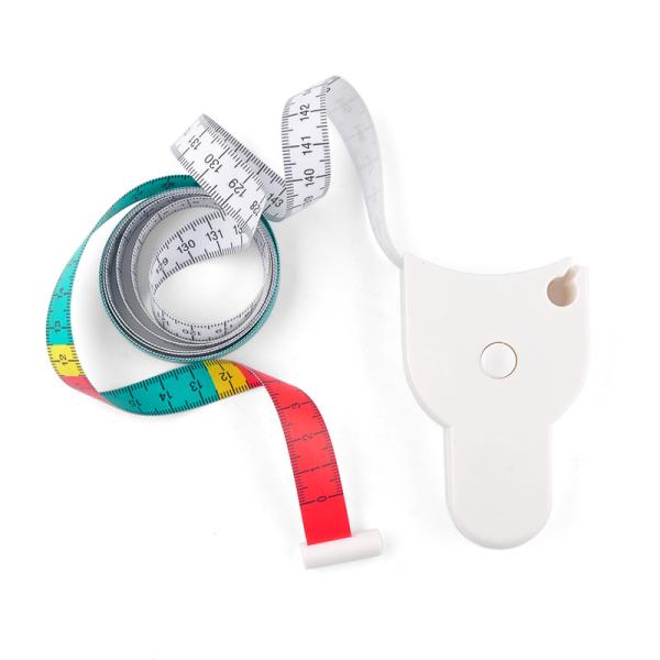 Ruban métrique coloré de forme physique de double échelle, outils de mesure de couture de 60 pouces 150cm