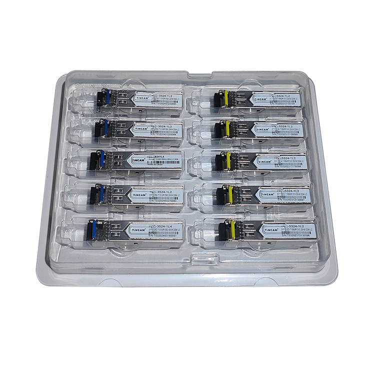 1.25G SFP Optical Transceiver Single-Mode Single-Fiber 20km 1310/1550nm Bi-Directional LC Interface DDM TBC-3524-1L2/TBC-5324-1L2