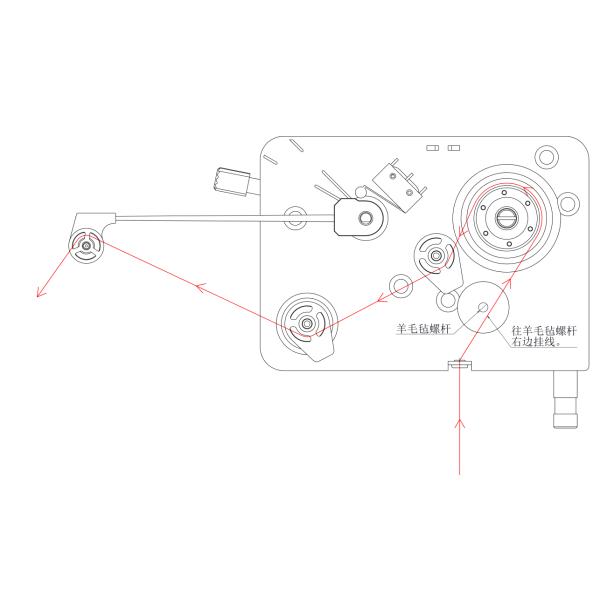 QH - MTA Series Magnetic Type Tensioner Basic Tensioner With Tension Range 300-1500g