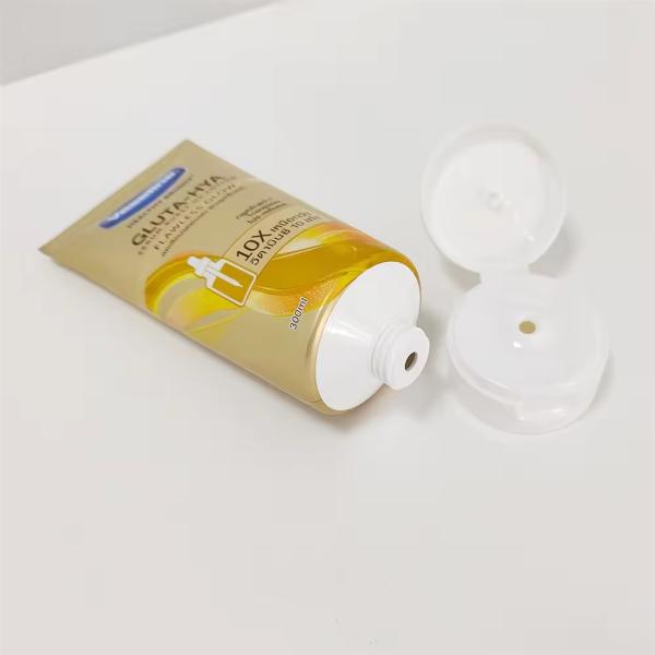 Tubes à plaquette mince / plat Tubes en plastique cosmétique avec impression offset