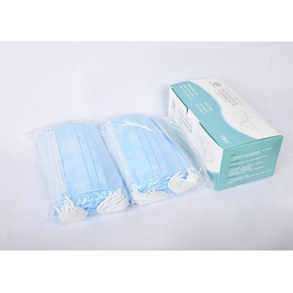 Antibacterial Surgical Disposable Earloop Face Mask 3 Ply Dust Mask Eco Friendly