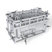 Productos de molde de caja de aluminio de rotación lisa molde de polietileno de enfriador de precisión molde de rotación