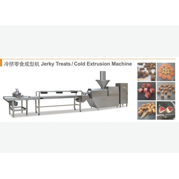 Cold Extruded Dog Jerky Snack Treat Machine with capacity of  200-300kg per hour Pet Food Machine