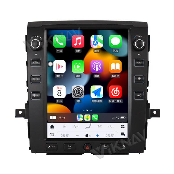 12.1 дюймовый сенсорный экран для 2016-2019 Nissan Titan GPS навигационный мультимедийный проигрыватель Android беспроводной Carplay
