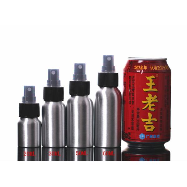 Refill Pump Up Cosmetic Aluminum Bottles Lightweight Multi Color For Travel