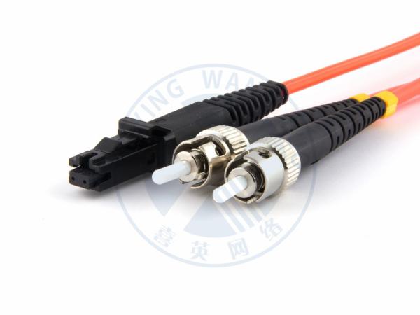 XYFiber multimode OM2 duplex fiber optic patch cable 50/125 MTRJ to ST
