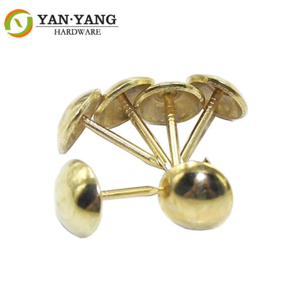 Factory direct sale golden 9.5 11mm furniture nail head upholstery nail decorative nails for sofa