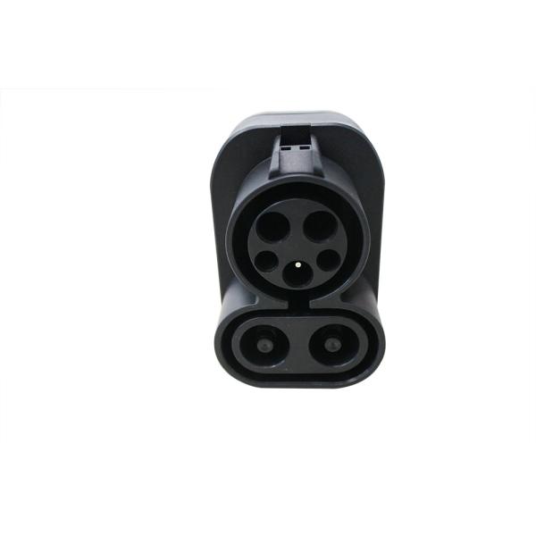 125A 500V EV Charging Cable Adapter CCS2 TO CCS1 Adapter Black