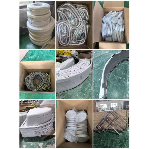 JSD9648 Bathtub Drainage System 1500mm Freestanding Acrylic Whirlpool Massage Bathtub